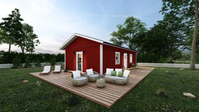 byggsats hus bygga sommarstuga själv