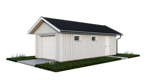 Enkelgarage Göteborg – Komplett Exteriör