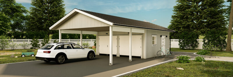 Garage med carport Göteborg