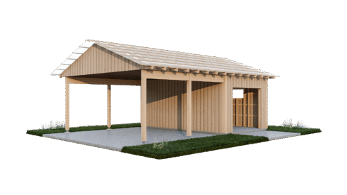Garage med carport Malmö – Bas