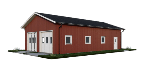 Maskinhall Uppsala – Komplett Exteriör