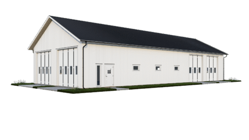 Maskinhall Gävle – Komplett Exteriör