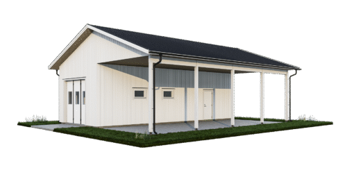 Maskinhall Mora – Komplett Exteriör