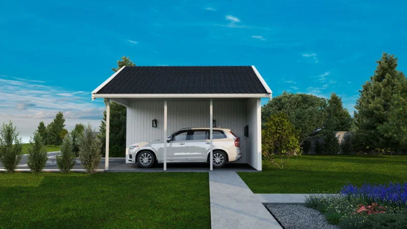bygga garage med carport